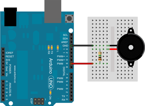 arduino speaker schema