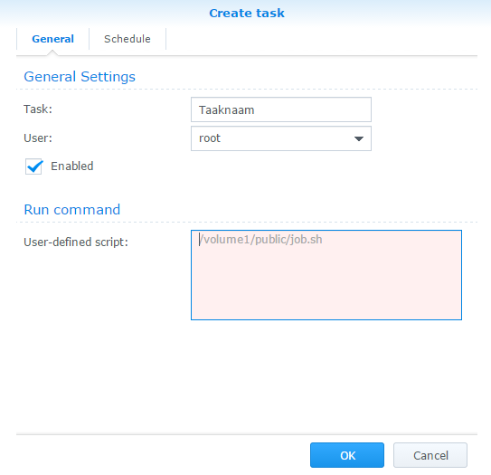 synology taakplanner 02