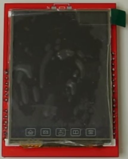 MCUFriend 2.4 inch LCD Shield - ST7781 driver (0x7783) - bovenkant