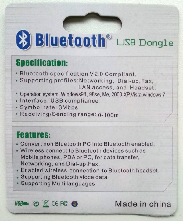 cambridge silicon radio ltd bluetooth dongle mac