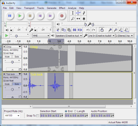 can audacity install the optional ffmpeg library