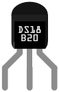 Fritzing - DS18B20