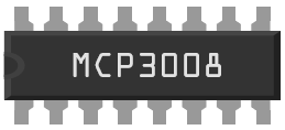 Fritzing - MCP3008