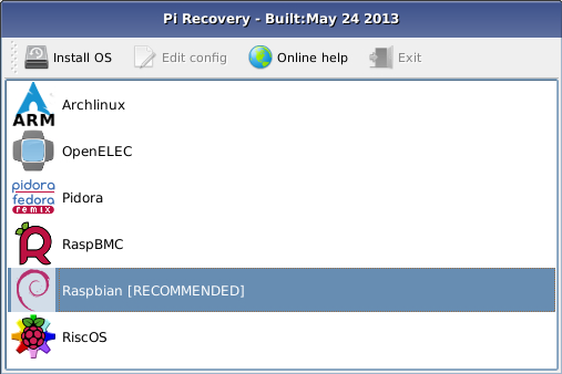 Raspberry Pi recovery