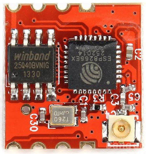 ESP8266 WiFi module ESP-02 bovenkant