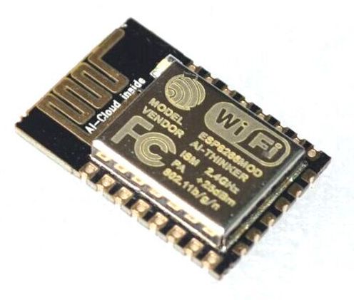 ESP8266 WiFi module ESP-12E bovenkant schuin