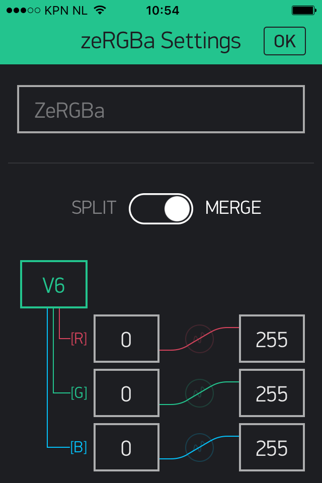 zeRGBa settings