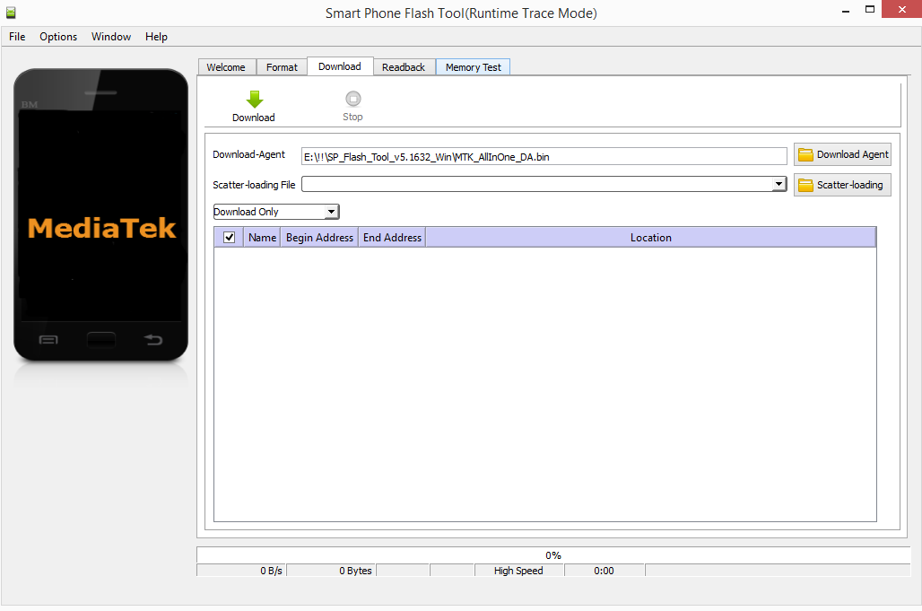 Mediatek flash with "format all + download" in sp flash tool youtube.