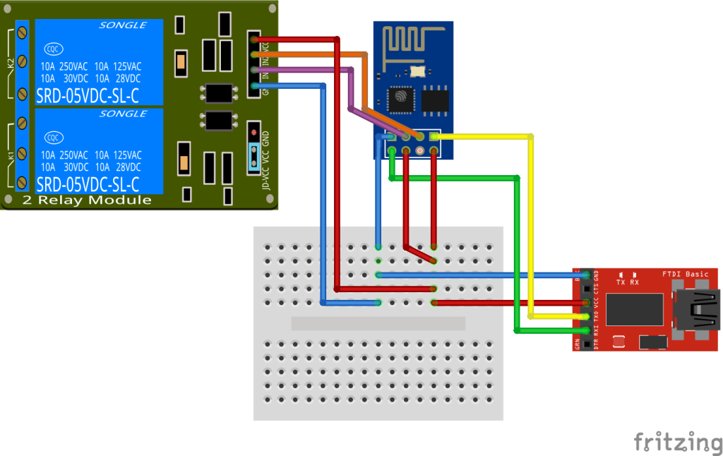 Fritzing relay